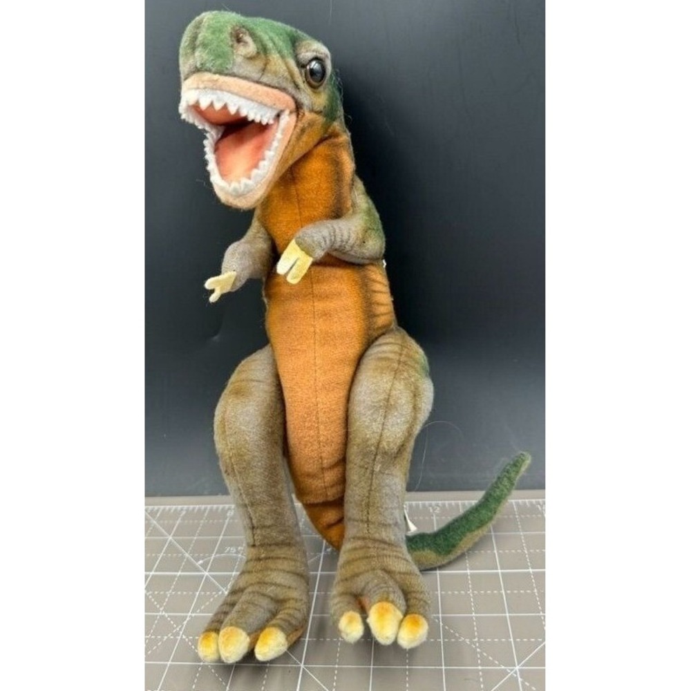 Plush T-Rex Baby HANSA Soft Toy Dinosaur 10"